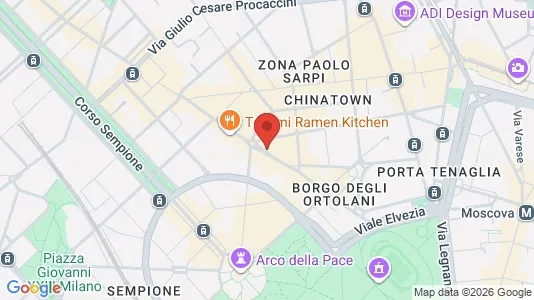 Apartments for rent i Milano Zona 1 - Centro storico - kort over placeringen