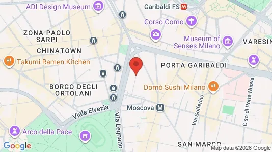 Apartments for rent i Milano Zona 1 - Centro storico - kort over placeringen