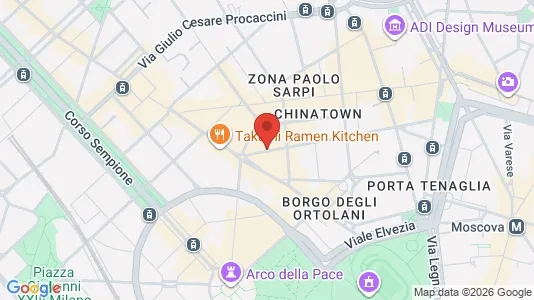 Apartments for rent i Milano Zona 1 - Centro storico - kort over placeringen