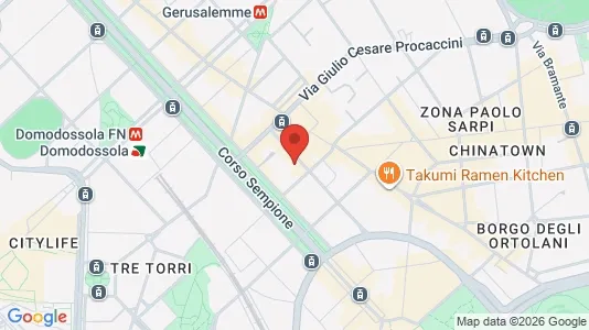 Apartments for rent i Milano Zona 1 - Centro storico - kort over placeringen
