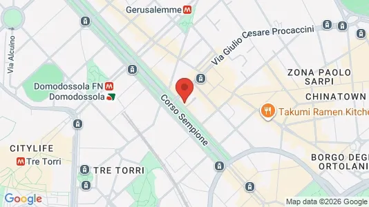 Apartments for rent i Milano Zona 1 - Centro storico - kort over placeringen