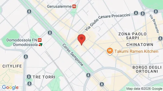 Apartments for rent i Milano Zona 1 - Centro storico - kort over placeringen
