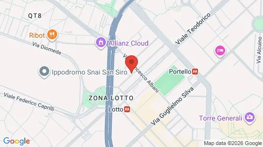 Rooms for rent i Milano Zona 7 - Baggio, De Angeli, San Siro - kort over placeringen