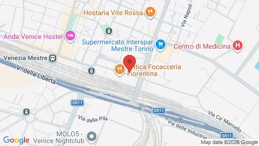 Rooms for rent i Venice - kort over placeringen