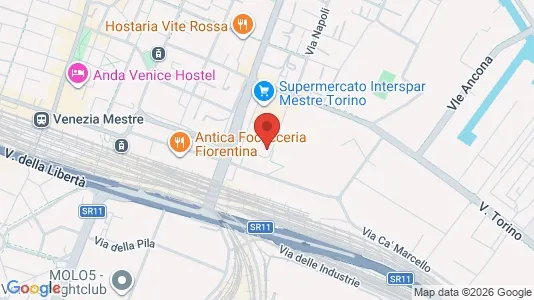 Apartments for rent i Venice - kort over placeringen