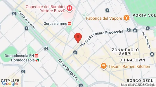 Apartments for rent i Milano Zona 1 - Centro storico - kort over placeringen