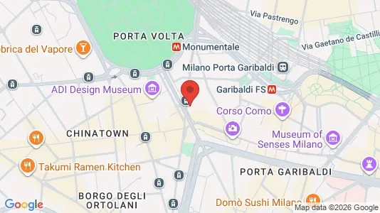 Apartments for rent i Milano Zona 1 - Centro storico - kort over placeringen