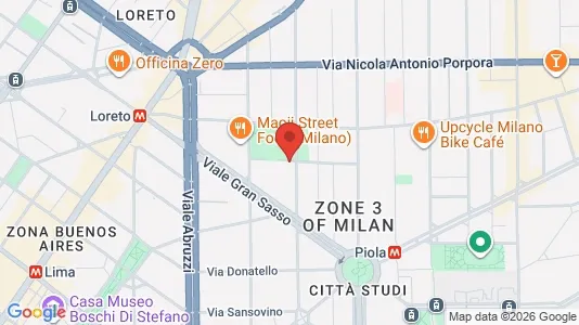 Apartments for rent i Milano Zona 3 - Porta Venezia, Città Studi, Lambrate - kort over placeringen