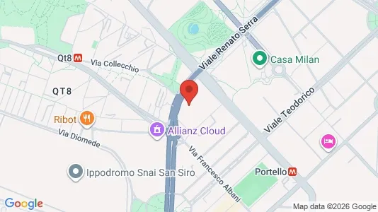 Apartments for rent i Milano Zona 7 - Baggio, De Angeli, San Siro - kort over placeringen