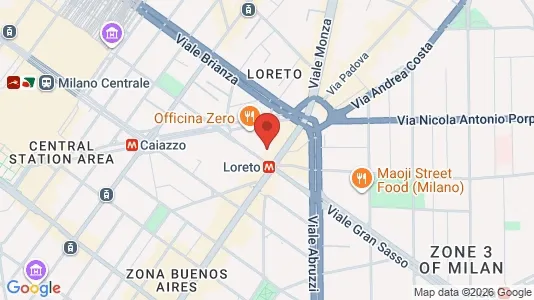 Rooms for rent i Milano Zona 2 - Stazione Centrale, Gorla, Turro, Greco, Crescenzago - kort over placeringen