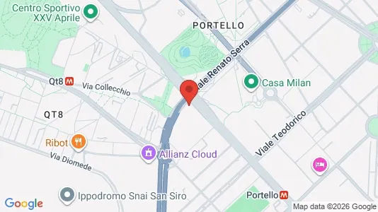 Apartments for rent i Milano Zona 7 - Baggio, De Angeli, San Siro - kort over placeringen