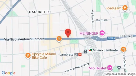 Apartments for rent i Milano Zona 3 - Porta Venezia, Città Studi, Lambrate - kort over placeringen