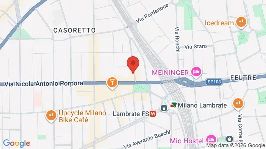 Apartments for rent i Milano Zona 3 - Porta Venezia, Città Studi, Lambrate - kort over placeringen