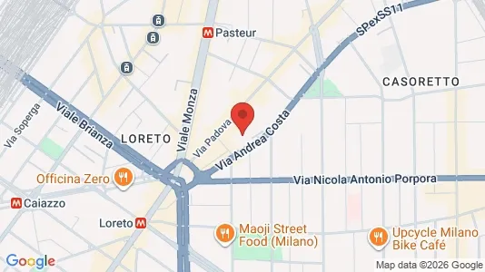 Rooms for rent i Milano Zona 3 - Porta Venezia, Città Studi, Lambrate - kort over placeringen