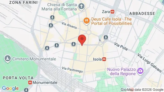 Rooms for rent i Milano Zona 9 - Porta Garibaldi, Niguarda - kort over placeringen