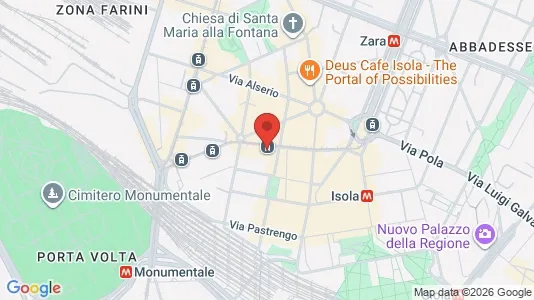 Apartments for rent i Milano Zona 9 - Porta Garibaldi, Niguarda - kort over placeringen