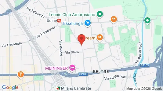 Rooms for rent i Milano Zona 3 - Porta Venezia, Città Studi, Lambrate - kort over placeringen
