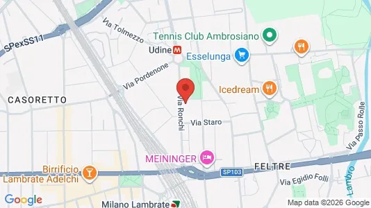 Rooms for rent i Milano Zona 3 - Porta Venezia, Città Studi, Lambrate - kort over placeringen