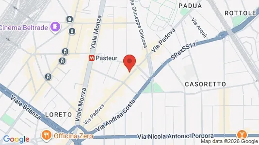 Apartments for rent i Milano Zona 2 - Stazione Centrale, Gorla, Turro, Greco, Crescenzago - kort over placeringen