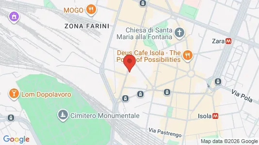Rooms for rent i Milano Zona 9 - Porta Garibaldi, Niguarda - kort over placeringen