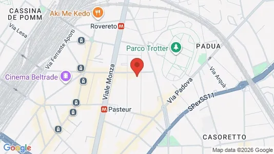 Apartments for rent i Milano Zona 2 - Stazione Centrale, Gorla, Turro, Greco, Crescenzago - kort over placeringen