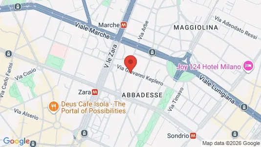 Apartments for rent i Milano Zona 2 - Stazione Centrale, Gorla, Turro, Greco, Crescenzago - kort over placeringen