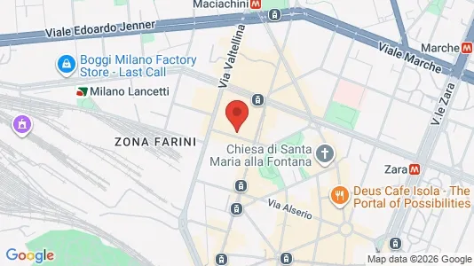 Apartments for rent i Milano Zona 9 - Porta Garibaldi, Niguarda - kort over placeringen