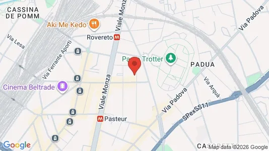 Apartments for rent i Milano Zona 2 - Stazione Centrale, Gorla, Turro, Greco, Crescenzago - kort over placeringen
