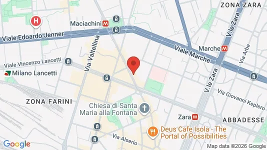 Apartments for rent i Milano Zona 9 - Porta Garibaldi, Niguarda - kort over placeringen