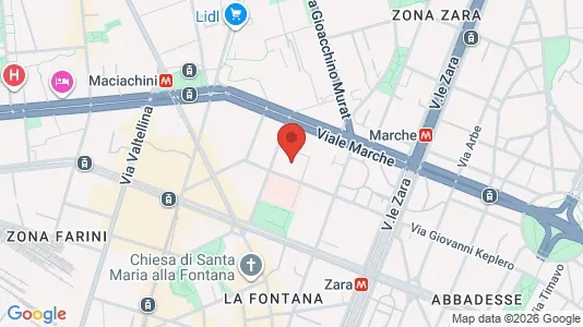 Apartments for rent i Milano Zona 9 - Porta Garibaldi, Niguarda - kort over placeringen