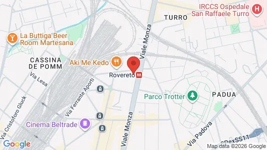 Apartments for rent i Milano Zona 2 - Stazione Centrale, Gorla, Turro, Greco, Crescenzago - kort over placeringen