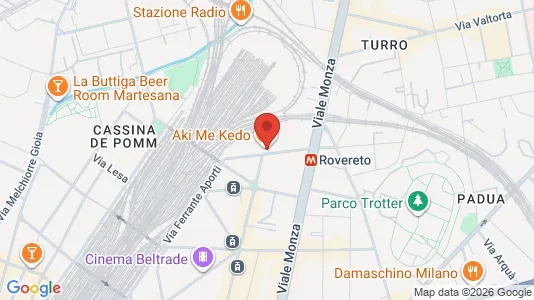 Apartments for rent i Milano Zona 2 - Stazione Centrale, Gorla, Turro, Greco, Crescenzago - kort over placeringen