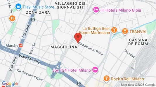 Rooms for rent i Milano Zona 2 - Stazione Centrale, Gorla, Turro, Greco, Crescenzago - kort over placeringen