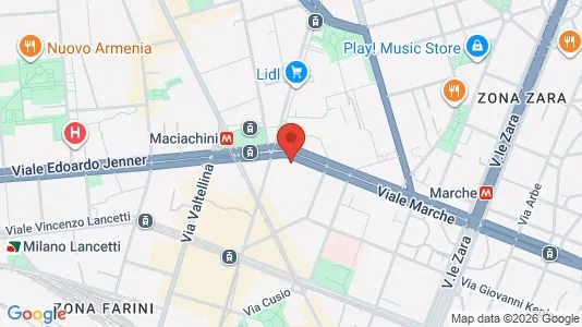 Apartments for rent i Milano Zona 9 - Porta Garibaldi, Niguarda - kort over placeringen
