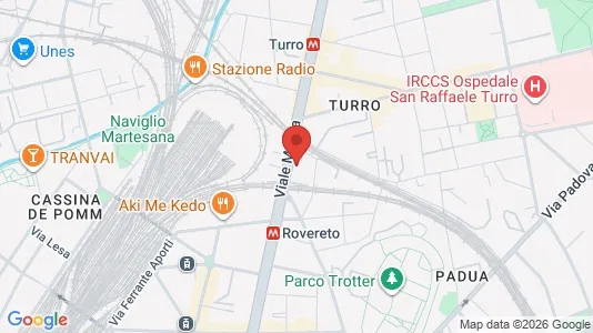 Apartments for rent i Milano Zona 2 - Stazione Centrale, Gorla, Turro, Greco, Crescenzago - kort over placeringen