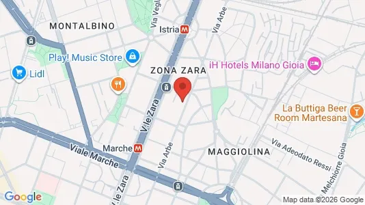 Apartments for rent i Milano Zona 2 - Stazione Centrale, Gorla, Turro, Greco, Crescenzago - kort over placeringen