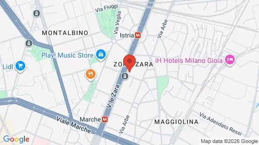 Apartments for rent i Milano Zona 2 - Stazione Centrale, Gorla, Turro, Greco, Crescenzago - kort over placeringen