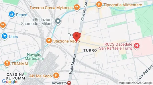 Apartments for rent i Milano Zona 2 - Stazione Centrale, Gorla, Turro, Greco, Crescenzago - kort over placeringen