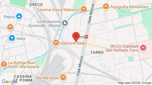 Apartments for rent i Milano Zona 2 - Stazione Centrale, Gorla, Turro, Greco, Crescenzago - kort over placeringen