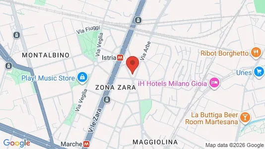 Apartments for rent i Milano Zona 2 - Stazione Centrale, Gorla, Turro, Greco, Crescenzago - kort over placeringen