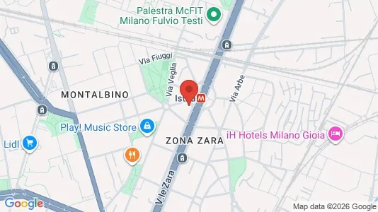 Apartments for rent i Milano Zona 9 - Porta Garibaldi, Niguarda - kort over placeringen