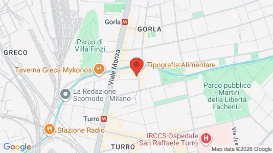 Apartments for rent i Milano Zona 2 - Stazione Centrale, Gorla, Turro, Greco, Crescenzago - kort over placeringen