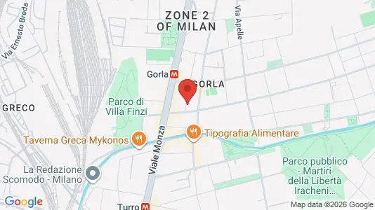 Rooms for rent i Milano Zona 2 - Stazione Centrale, Gorla, Turro, Greco, Crescenzago - kort over placeringen