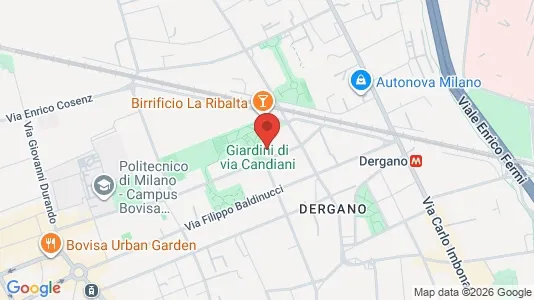 Apartments for rent i Milano Zona 9 - Porta Garibaldi, Niguarda - kort over placeringen