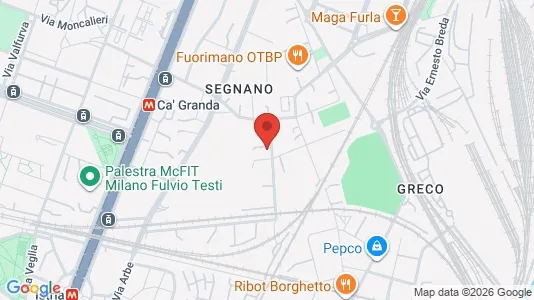 Apartments for rent i Milano Zona 2 - Stazione Centrale, Gorla, Turro, Greco, Crescenzago - kort over placeringen