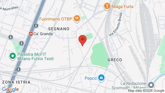 Apartments for rent i Milano Zona 2 - Stazione Centrale, Gorla, Turro, Greco, Crescenzago - kort over placeringen