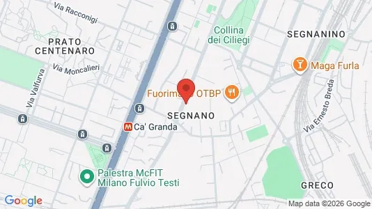 Apartments for rent i Milano Zona 2 - Stazione Centrale, Gorla, Turro, Greco, Crescenzago - kort over placeringen