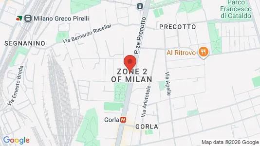 Apartments for rent i Milano Zona 2 - Stazione Centrale, Gorla, Turro, Greco, Crescenzago - kort over placeringen