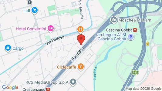 Apartments for rent i Milano Zona 3 - Porta Venezia, Città Studi, Lambrate - kort over placeringen