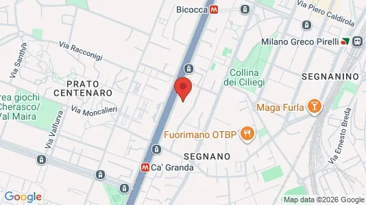 Apartments for rent i Milano Zona 2 - Stazione Centrale, Gorla, Turro, Greco, Crescenzago - kort over placeringen